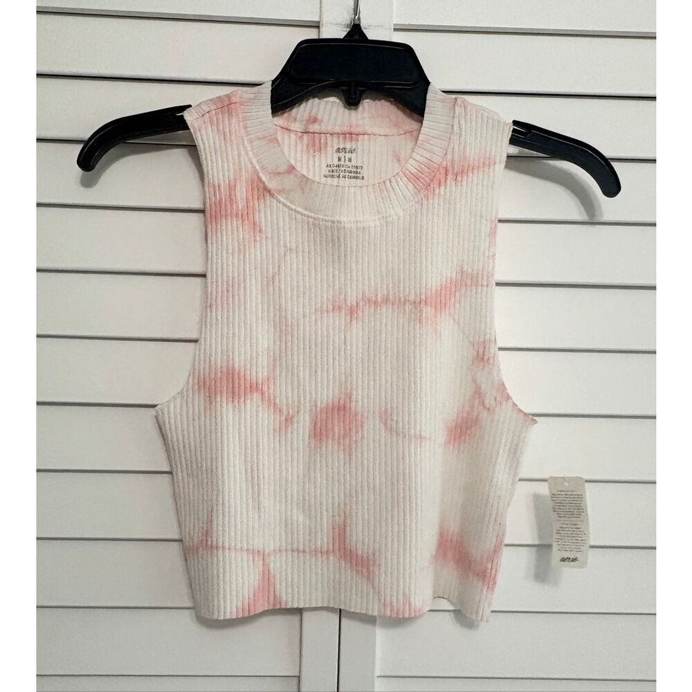 Aerie Tie Dye Ribbed Crop Tank Size Medium